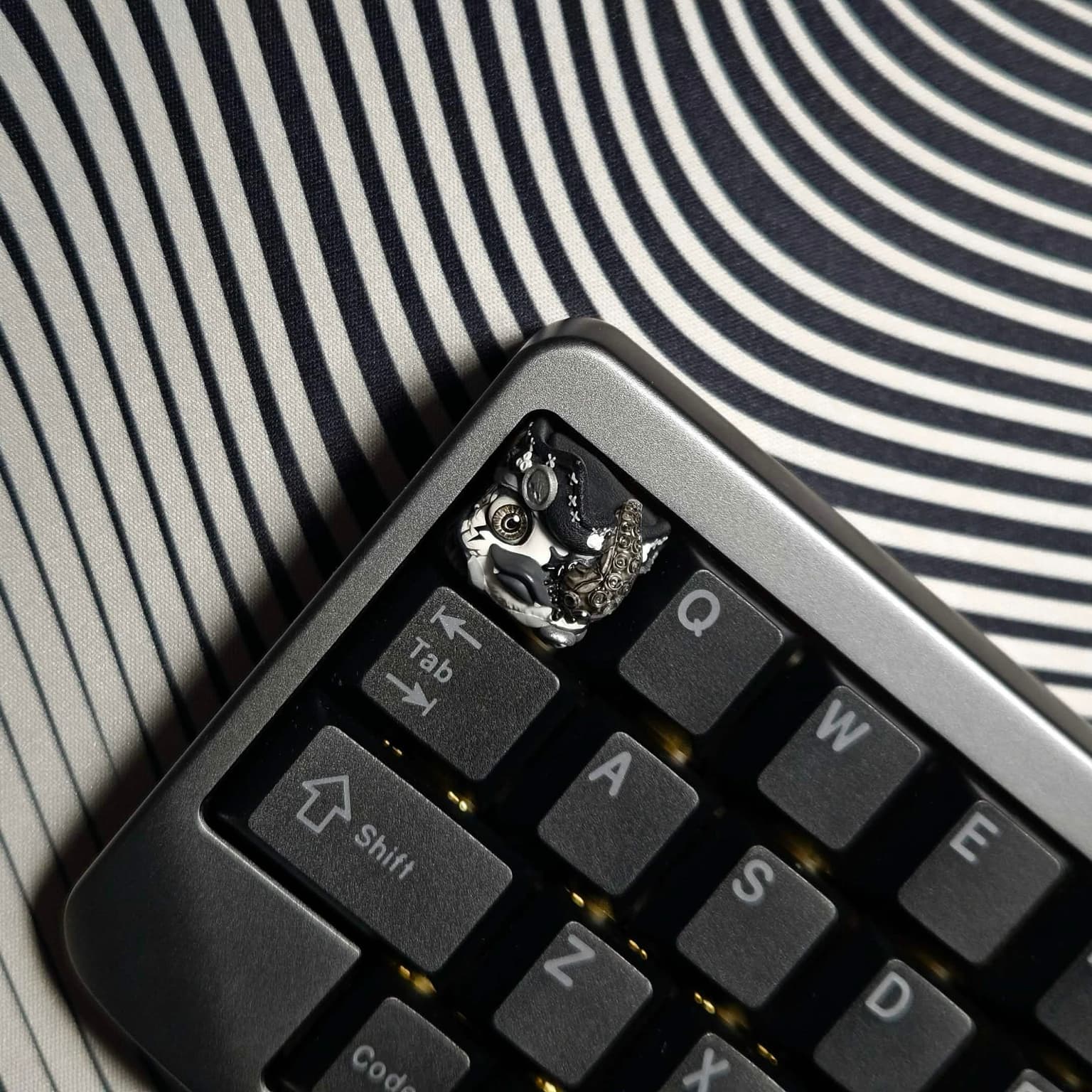 Artisan keycaps – sculpt detail